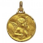 Médaille ange Raphaël Augis