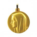 Médaille de baptême Vierge au Voile