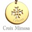 croix mimosa petits trésors