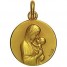 Médaille vierge Maternelle Augis 18 mm en or